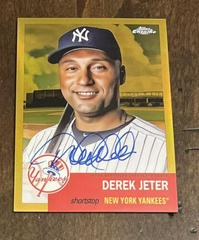 Derek Jeter [Gold] #CPA-DJ Baseball Cards 2022 Topps Chrome Platinum Anniversary Autographs Prices