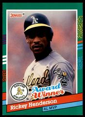 Rickey Henderson #761 Baseball Cards 1991 Donruss Prices
