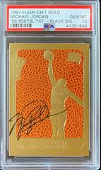 Michael Jordan [86 Basketball Texture] Basketball Cards 1997 Fleer 23KT Gold Prices