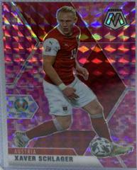 Xaver Schlager [Pink Mosaic] Soccer Cards 2021 Panini Mosaic UEFA Euro 2020 Prices