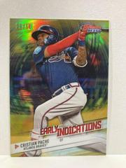 Cristian Pache [Gold] #EI-5 Baseball Cards 2018 Bowman's Best Early Indications Prices
