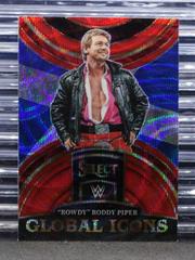Rowdy' Roddy Piper [Red Wave] #1 Wrestling Cards 2023 Panini Select WWE Global Icons Prices