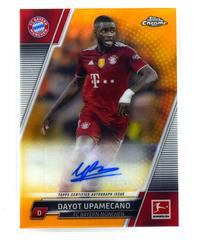 Dayot Upamecano [Gold] Soccer Cards 2021 Topps Chrome Bundesliga Autographs Prices