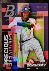 Jasson Dominguez Baseball Cards 2020 Bowman Platinum Precious Elements Prices