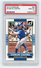 Starlin Castro #65 Baseball Cards 2015 Donruss Prices