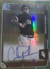 Carlos Rodon [Green Refractor] Baseball Cards 2015 Bowman Chrome Autograph Rookies Prices