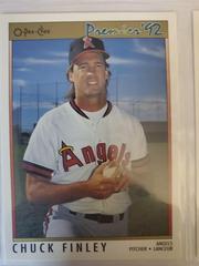 Chuck Finley #155 Baseball Cards 1992 O Pee Chee Premier Prices