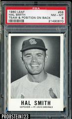 Hal Smith [Team & Position on Back] #58 Baseball Cards 1960 Leaf Prices