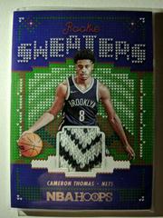 Cameron Thomas Basketball Cards 2021 Panini Hoops Rookie Sweaters Prices