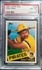 Tony Pena Baseball Cards 1985 Topps Mini Prices