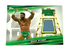 Zack Ryder [Green] #MR-ZR Wrestling Cards 2019 Topps WWE Money in the Bank Mat Relics Prices
