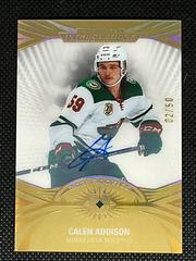 Calen Addison [Gold Autograph] #UI-27 Hockey Cards 2021 Ultimate Collection Introductions Autographs Prices