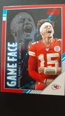 Patrick mahomes [Game Face] #GF-PM [RED] Football Cards 2020 Panini Score Game Face Prices