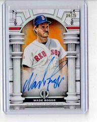 Wade Boggs [Orange] #OA-WB Baseball Cards 2023 Topps Tribute Olympus Autographs Prices