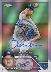 Bobby Miller #RA-BM Baseball Cards 2023 Topps Chrome Update Rookie Autographs Prices