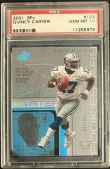 Quincy Carter Football Cards 2001 Spx Prices