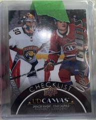 Spencer Knight/Cole Caufield [Black] #C240 Hockey Cards 2021 Upper Deck UD Canvas Prices