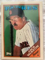 Jack McKeon #69T Baseball Cards 1988 Topps Traded Tiffany Prices