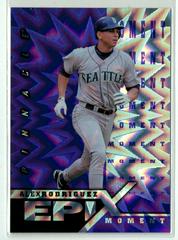 Alex Rodriguez [Moment Purple] #E13 Baseball Cards 1998 Pinnacle Epix Prices