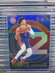 Cade Cunningham [Blue Prizm] Basketball Cards 2021 Panini Select Numbers Prices
