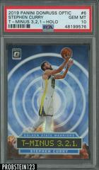 Stephen Curry [Holo] Basketball Cards 2019 Panini Donruss Optic T-Minus 3,2,1 Prices