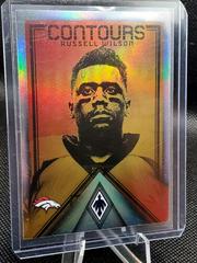 Russell Wilson [Silver Lazer] #CT-7 Football Cards 2022 Panini Phoenix Contours Prices