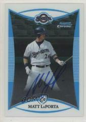 Matt LaPorta [Autograph] #BCP113 Baseball Cards 2008 Bowman Chrome Prospects Prices