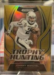 Johnny Manziel [Gold] #TH-18 Football Cards 2023 Panini Prizm Draft Picks Trophy Hunting Prices