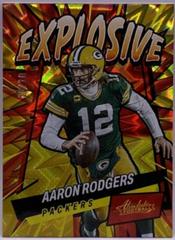 Aaron Rodgers [Gold] Football Cards 2022 Panini Absolute Explosive Prices