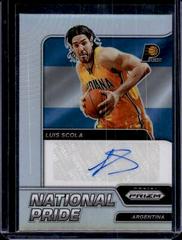 Luis Scola [Silver] #NPS-LSC Basketball Cards 2021 Panini Chronicles National Pride Signatures Prices
