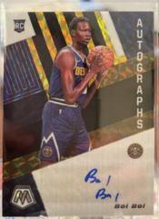 Bol Bol [Gold] #RA-BOL Basketball Cards 2019 Panini Mosaic Rookie Autographs Prices