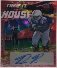 Dameon Pierce [Crystal Red] #TH-DP2 Football Cards 2022 Leaf Valiant Autographs Take it to the House Prices