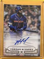 Yordan Alvarez #DIA-YA Baseball Cards 2023 Topps Definitive Defining Images Autograph Collection Prices