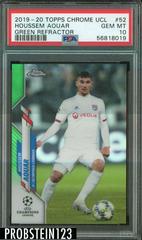 Houssem Aouar [Green Refractor] Soccer Cards 2019 Topps Chrome UEFA Champions League Prices