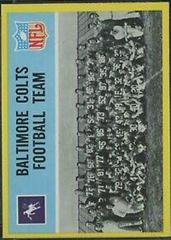 Baltimore Colts [Team Card] #13 Football Cards 1967 Philadelphia Prices