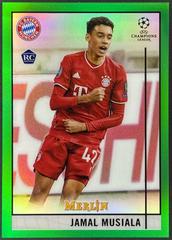 Jamal Musiala [Green] Soccer Cards 2021 Topps Merlin Chrome UEFA Prices