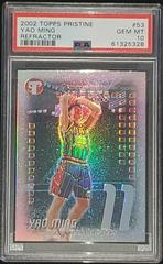 Yao Ming [Refractor] #53 Basketball Cards 2002 Topps Pristine Prices