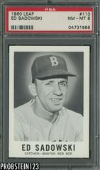 Ed Sadowski #113 Baseball Cards 1960 Leaf Prices