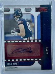 Cole Kmet [Red] #SS-CKM Football Cards 2021 Panini Chronicles Signature Series Prices