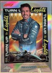 Fernando Alonso #TUTL-FA Racing Cards 2023 Topps Chrome Formula 1 Turn Up the Lights Prices