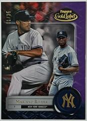 Mariano Rivera [Class 3 Purple] #1 Baseball Cards 2022 Topps Gold Label Prices