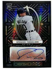Spencer Torkelson [Orange] #OA-ST Baseball Cards 2022 Panini Chronicles Obsidian Autographs Prices