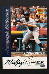 Mickey Rivers Baseball Cards 1999 Sports Illustrated Greats of the Game Autographs Prices