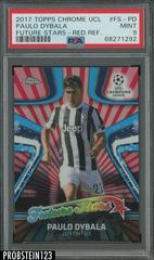 Paulo Dybala [Red Refractor] Soccer Cards 2017 Topps Chrome UEFA Champions League Prices