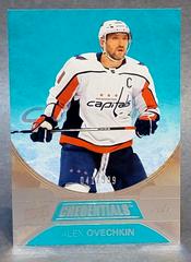 Alex Ovechkin [Teal] #3 Hockey Cards 2021 Upper Deck Credentials Prices