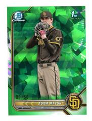 Adam Mazur [Sapphire Green] #BDC-4 Baseball Cards 2022 Bowman Draft Chrome Prices