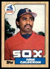 Ivan Calderon Baseball Cards 1987 Topps Traded Prices