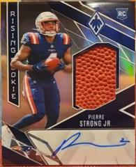 Pierre Strong Jr. Football Cards 2022 Panini Phoenix Rising Rookie Material Signature Prices