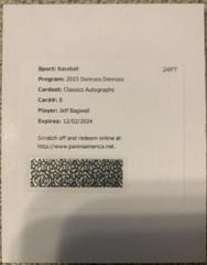 Jeff Bagwell #CA-JB Baseball Cards 2023 Panini Donruss Classic Autographs Prices