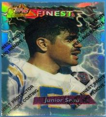 Junior Seau [Refractor] Football Cards 1995 Topps Finest Prices